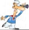 Man With Telescope Clipart Image