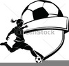Soccer Clipart Black And White Image