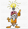 Pencil Character Clipart Image