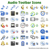 Audio Toolbar Icons Image