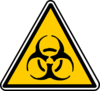 Warning - Bio-hazard Clip Art