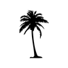 Free Clipart Palm Tree Silhouette Image