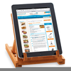 Bamboo Tablet Stand Image