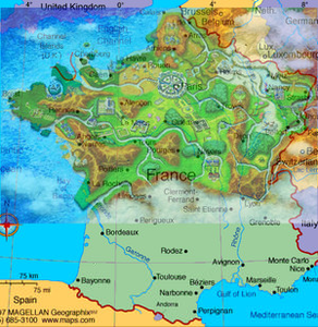 Kalos Map France | Free Images at Clker.com - vector clip art online,  royalty free & public domain