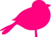 Pink Sparrow Clip Art