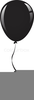 Birthday Balloon Clipart Black And White Image
