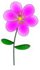Purple Flower 8 Clip Art