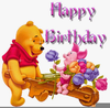 Winnie The Pooh Happy Birthday Clipart Image