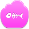 Fish Skeleton Icon Image