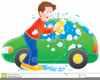 Car Wash Cartoon Clipart Image