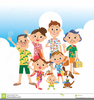 Free Cartoon Clipart Of Families Image