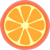 Tangerine2 Clip Art