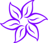 Purple Flower 12 Clip Art