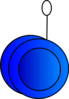 Yo-yo Blue Clip Art