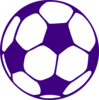 Purple Football Clip Art