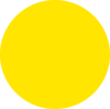 Dark Yellow Dot Clip Art