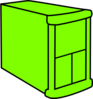 Green Server Clip Art