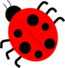 Red Ladybugs Clip Art