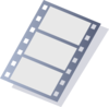 Movie Stripe Larger Format Clip Art