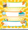 Back To School Banners Clipart Image