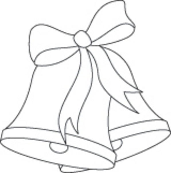 wedding bells clipart black and white free - photo #9