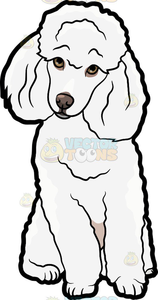 Cartoon Poodle Clipart | Free Images at Clker.com - vector clip art