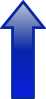 Arrow-up-blue Clip Art