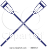 Crossed Oars Graphic Image