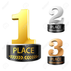 First Place Trophy Clipart Image