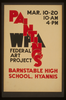 Wpa Federal Art Project Paintings, Barnstable High School, Hyannis Image