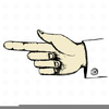 Free Pointing Finger Clipart Image