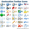 Geolocation Toolbar Icons Image