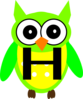 Green Owl S Clip Art