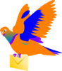Email Message Bird Clip Art