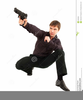 Man With Shotgun Clipart Image