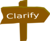 Sign - Clarify Clip Art