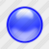 Icon Blue Ball Image