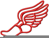 Winged Foot And Clipart Image