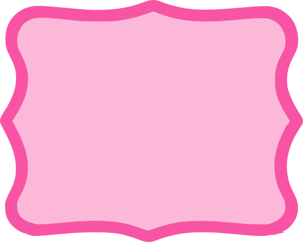Hot Pink Frame Clip Art at Clker.com - vector clip art online, royalty free  & public domain
