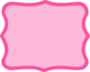 Hot Pink Frame Clip Art