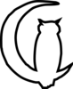 Owl Moon 3 Clip Art