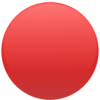 Round Red Button Clip Art
