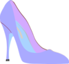 Purple Heel 2 Clip Art