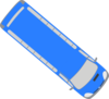 Blue Bus - 320 Clip Art