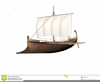 Ancient Greek Ship Clipart Image