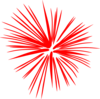 Large Red Fireworks Clip Art