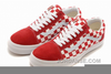 Red Checkered Shoes Image
