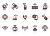 0091 Wireless Technology Icons Image