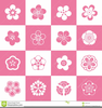 Flowers Patterns Vector Clipart Image