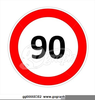 Clipart Speed Limit Sign Image